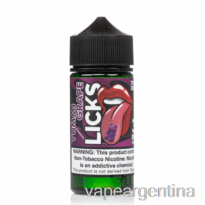 Yummi Uva - Licks Roll Upz - 100ml 0mg Vape Descartable